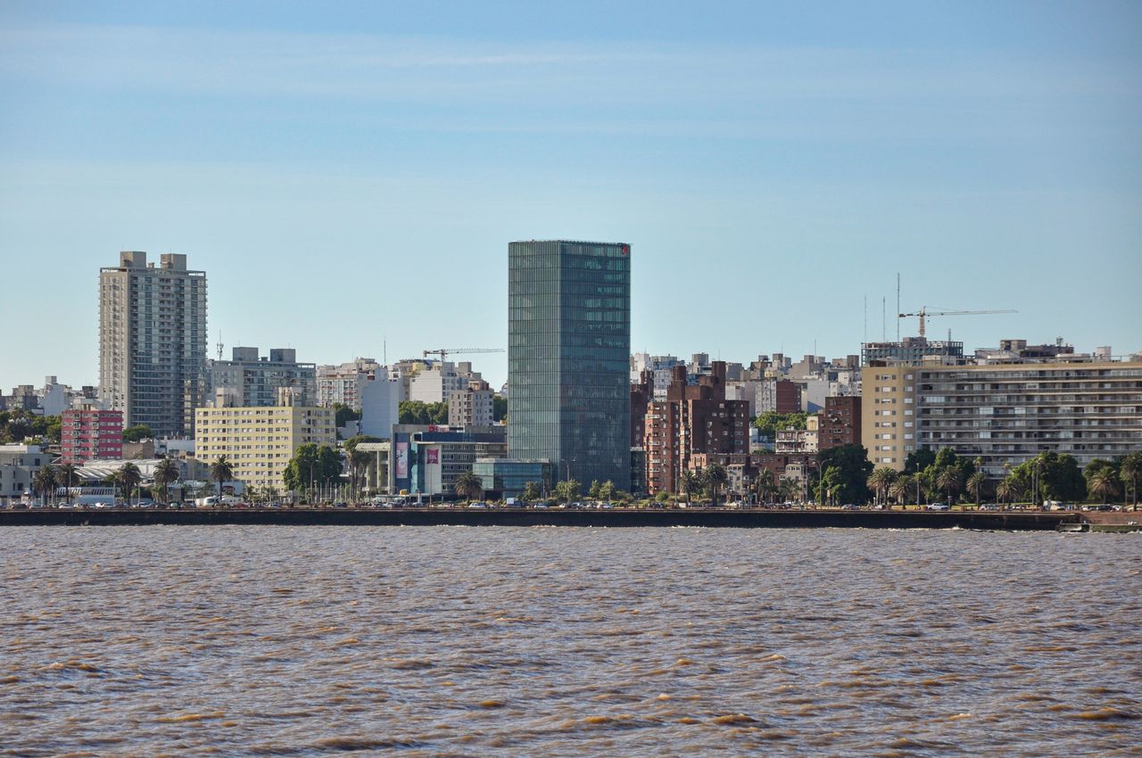 Vista panorâmica de Montevidéu, Uruguai